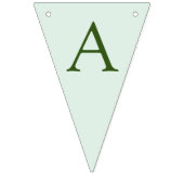 Een kleine pomkin Greenery Herfst Baby Show Vlaggetjes (Derde vlag)