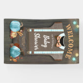 Een kleine pompoen | BABY SHOWER | Baby Boy Banner (Horizontaal)