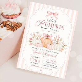 Een Kleine Pompoen Baby Shower Kaart