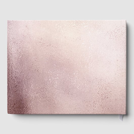 Een kleine pompoen bloeit roze Baby shower Gastenboek (Achterkant)