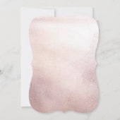 Een kleine pompoen bloeit roze Baby shower Kaart (Achterkant)