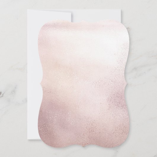 Een kleine pompoen bloeit roze Baby shower Kaart (Achterkant)