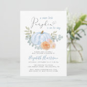 Een kleine pompoen bloemendouche voor baby's Water Kaart (Staand voorkant)