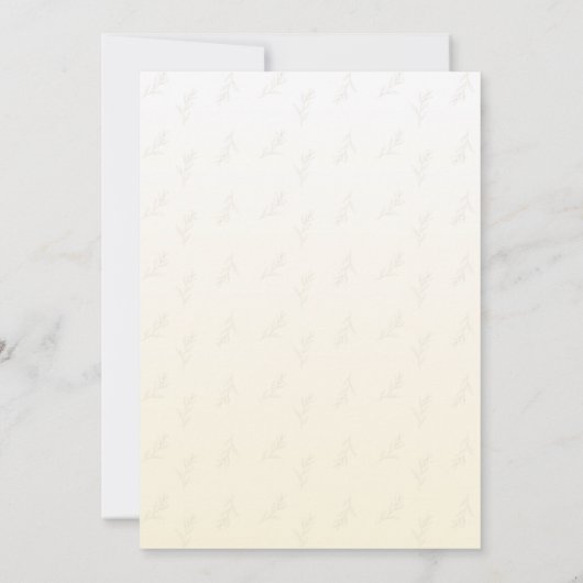 Een kleine pompoen boho Baby shower uitnodiging (Achterkant)