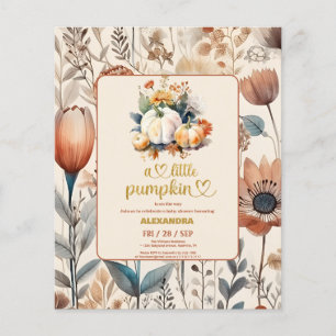 Een kleine pompoen budget baby shower