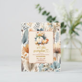 Een kleine pompoen budget baby shower (Staand voorkant)