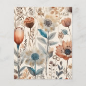 Een kleine pompoen budget baby shower flyer (Achterkant)