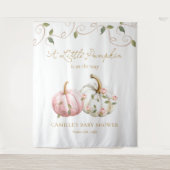 Een Kleine Pompoen Feest Banner Wandkleed (Voorkant)