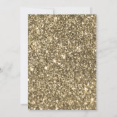 Een kleine pompoen gouden Baby shower uitnodiging (Achterkant)