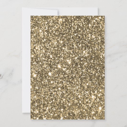 Een kleine pompoen gouden Baby shower uitnodiging (Achterkant)