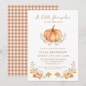 Een kleine pompoen Herfst | Genderneutraal Baby sh Kaart (Voorkant / Achterkant)