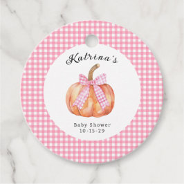 Een kleine pompoen is onderweg Baby shower Bedankjes Labels