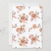 Een kleine pompoen is onderweg Baby shower Kaart (Achterkant)