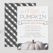 Een kleine pompoen is onderweg Buffalo Check Herfs