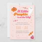 Een kleine pompoen is onderweg kaart (Voorkant)