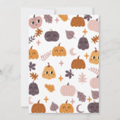 Een kleine pompoen is onderweg naar het moderne Ba Kaart (Achterkant)