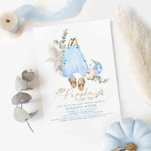 Een kleine pompoen is onderweg, padvinder Baby sho Kaart