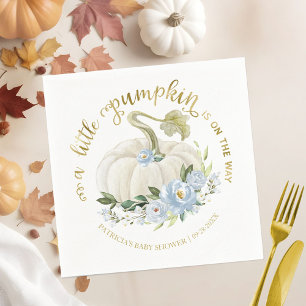 Een kleine pompoen is onderweg, padvinder Baby sho Servet