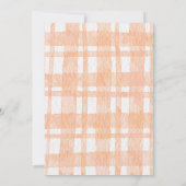 Een kleine pompoen is op de weg meisje Baby shower Kaart (Achterkant)