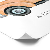 Een kleine pompoen is op de weg Welkom Teken Poste Poster (Hoek)