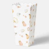 Een kleine pompoen is op weg meisje Baby shower Bedankdoosjes (Achterkant)