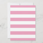 Een kleine pompoen is op weg naar een meisje Baby  Kaart (Achterkant)