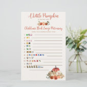 Een kleine pompoen kinderboek Emoji Baby Game (Staand voorkant)