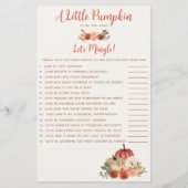 Een kleine pompoen op weg naar het Mingle Game (Voorkant)