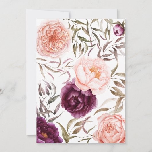 Een kleine pompoen paarse herfst (Achterkant)