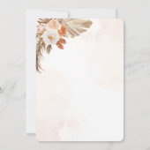 Een kleine pompoen Rustic Baby shower uitnodiging (Achterkant)