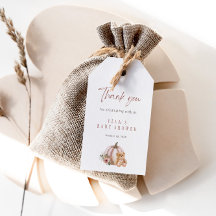 Een kleine pompoen teddybeer gunsttag