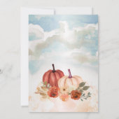 Een kleine pompoen | Virtueel Baby shower van Flor Kaart (Achterkant)