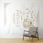 Een kleine pompoenBaby shower achtergrond Wandkleed (In Situ (horizontaal))