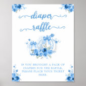 Een kleine pompoenboog baby shower jongens luier poster (Voorkant)