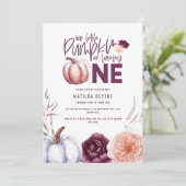 Een kleine pompoenflorale herfst op de eerste verj (Staand voorkant)