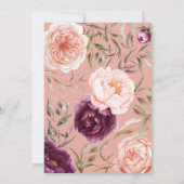 Een kleine pompoenflorale herfst op de eerste verj (Achterkant)