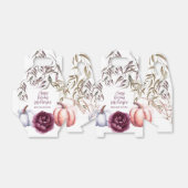 Een kleine pompoenflorale herfst verjaardagsfeest bedankdoosjes (Uitgevouwen)