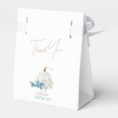 Een kleine pompoenHerfst Baby shower Bedankdoosjes (Achterkant)