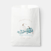 Een kleine pompoenHerfst Baby shower Bedankzakje (Voorkant)