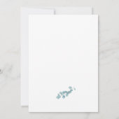 Een kleine pompoenHerfst Baby shower Kaart (Achterkant)