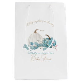 Een kleine pompoenHerfst Baby shower Medium Cadeauzakje