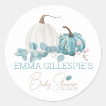Een kleine pompoenHerfst Baby shower