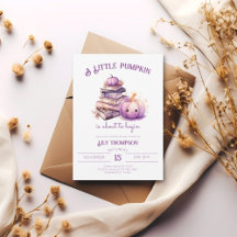 Een kleine pompoenherfst Herfst Baby shower