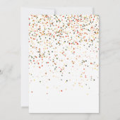 Een kleine pompoenherfst Herfst Baby shower Kaart (Achterkant)