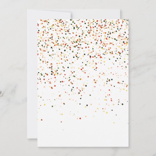 Een kleine pompoenherfst Herfst Baby shower Kaart (Achterkant)