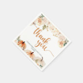 Een kleine pompoenherfst Herfst Baby shower Servet (Hoek)