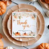 Een kleine pompoenherfst Herfst Baby shower Servet