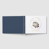 Een kleine pompoenherfst Herfst Floral Baby shower Gastenboek (Volledig)