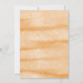 Een kleine pompoenherfst Herfst Floral Baby shower Kaart (Achterkant)