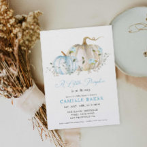 Een kleine pompoenjongen Herfst Baby shower